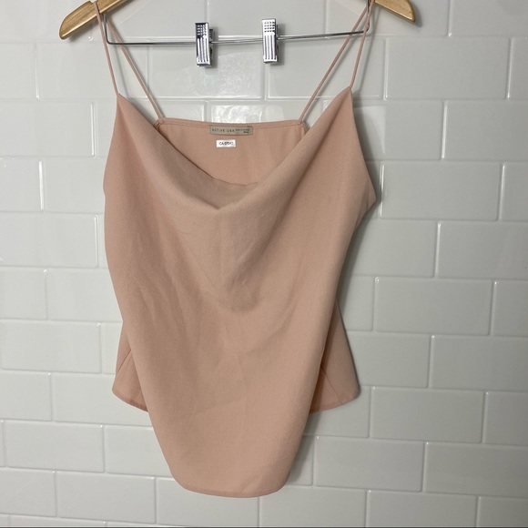 🛍2/$20: ACTIVE USA SoftPink Spaghetti-Strap Top